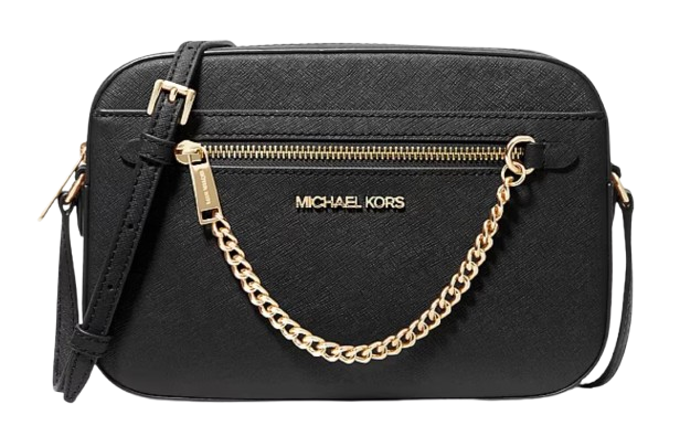 Michael Kors Jet Set Large Saffiano Leather Crossbody Bag: $50