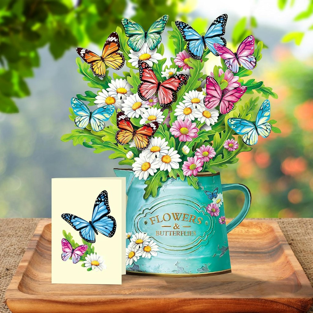 Airpark 12" 3D Pop-Up Bouquet Card: $5.99