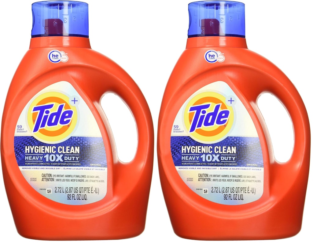 Tide Hygienic Clean Liquid Laundry Detergent 92-oz. 2-Pack: $20