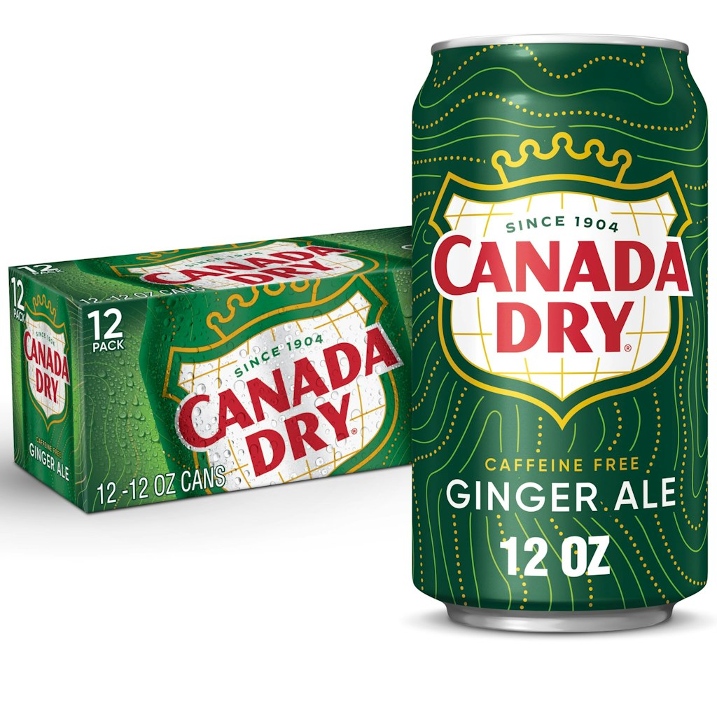 Canada Dry Ginger Ale Soda 12-oz. Can 12-Pack: $4.75 via Sub. & Save