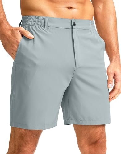 G Gradual Men's 7" Casual Golf Shorts 3-Pocket: $14.83