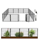 27-Foot 12-Panel Tall Garden Fence w/ Gate + free shipping