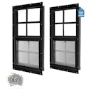 18" x 23" Shed Window 2-Pack + free shipping