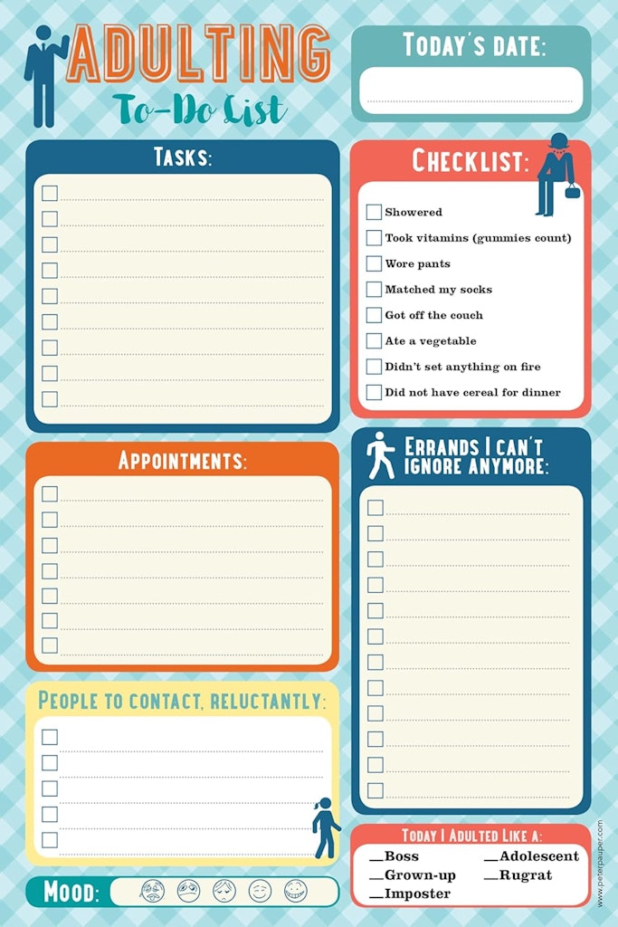 Adulting Note Pad: $7.41