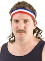 Headband with Mullet Wig for $9 + free shipping w/ Prime