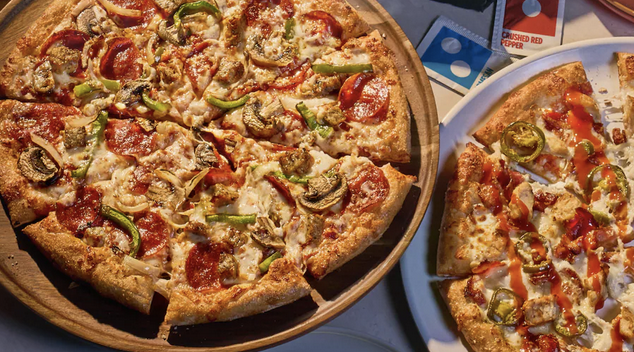 Domino's Menu-Price Pizzas: 50% off