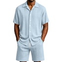 Men's Shirt & Shorts Set 2-Piece for $15 + $9 shipping — $15.00