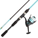 Wakeman Fiberglass Spinning Rod & Reel Combo + free shipping w/ Prime — $17.72