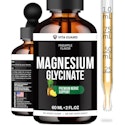 Magnesium Glycinate 500mg Liquid Drops 60 mL for $9 + free shipping w/ Prime