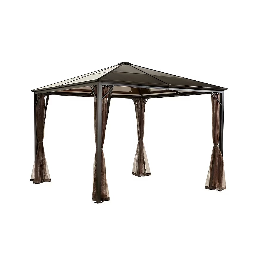 Sojag 10x10-Foot Gazebo with Hardtop Roof & Screen: $375