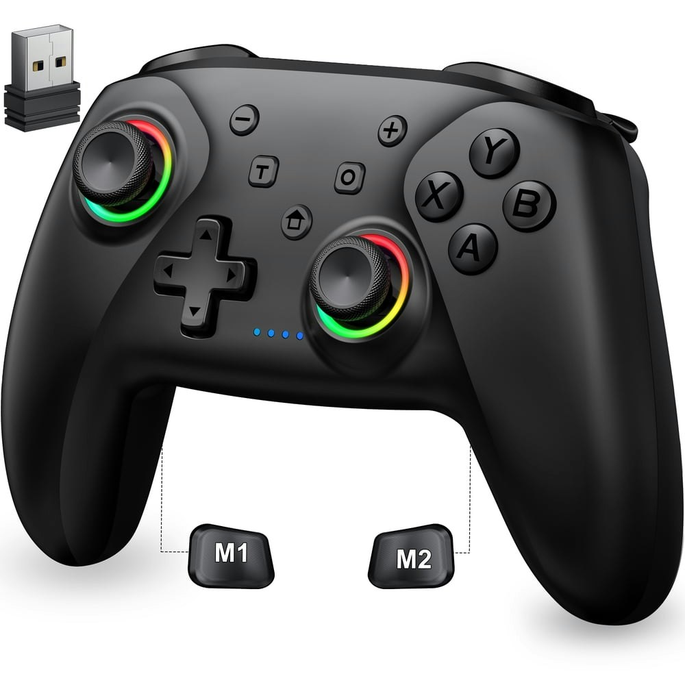 Esywen Wireless Pro Controller for Nintendo Switch Switch 2 PC Android iOS Steam: $35.99