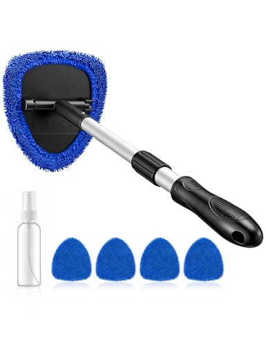AstroAI Windshield Cleaner Tool with Microfiber Pads 4-Pack: $8.79