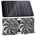 ABitmax 30W Solar Powered Fan Kit for $26 + free shipping