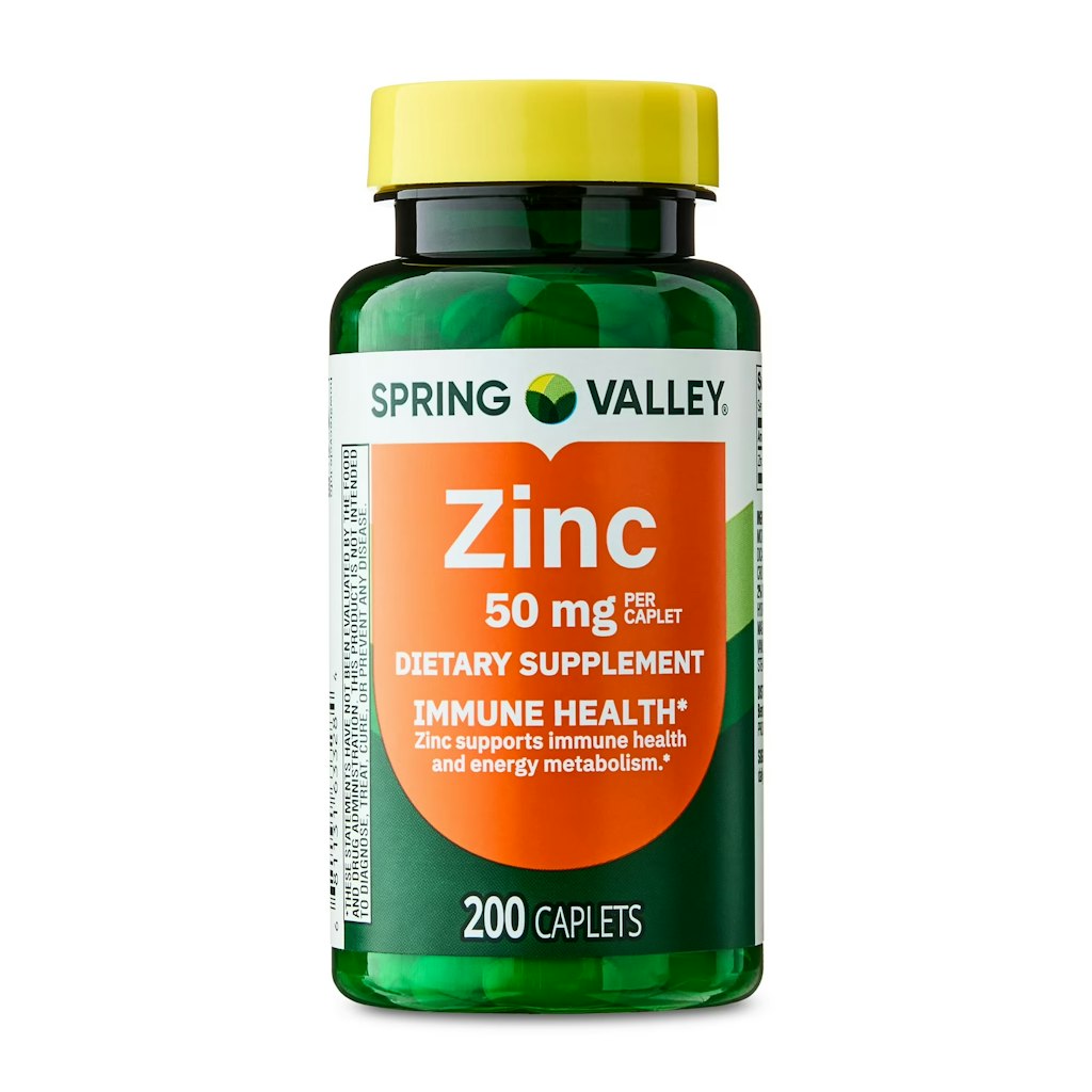 Spring Valley 200-Count 50mg Zinc Caplets: $3.74