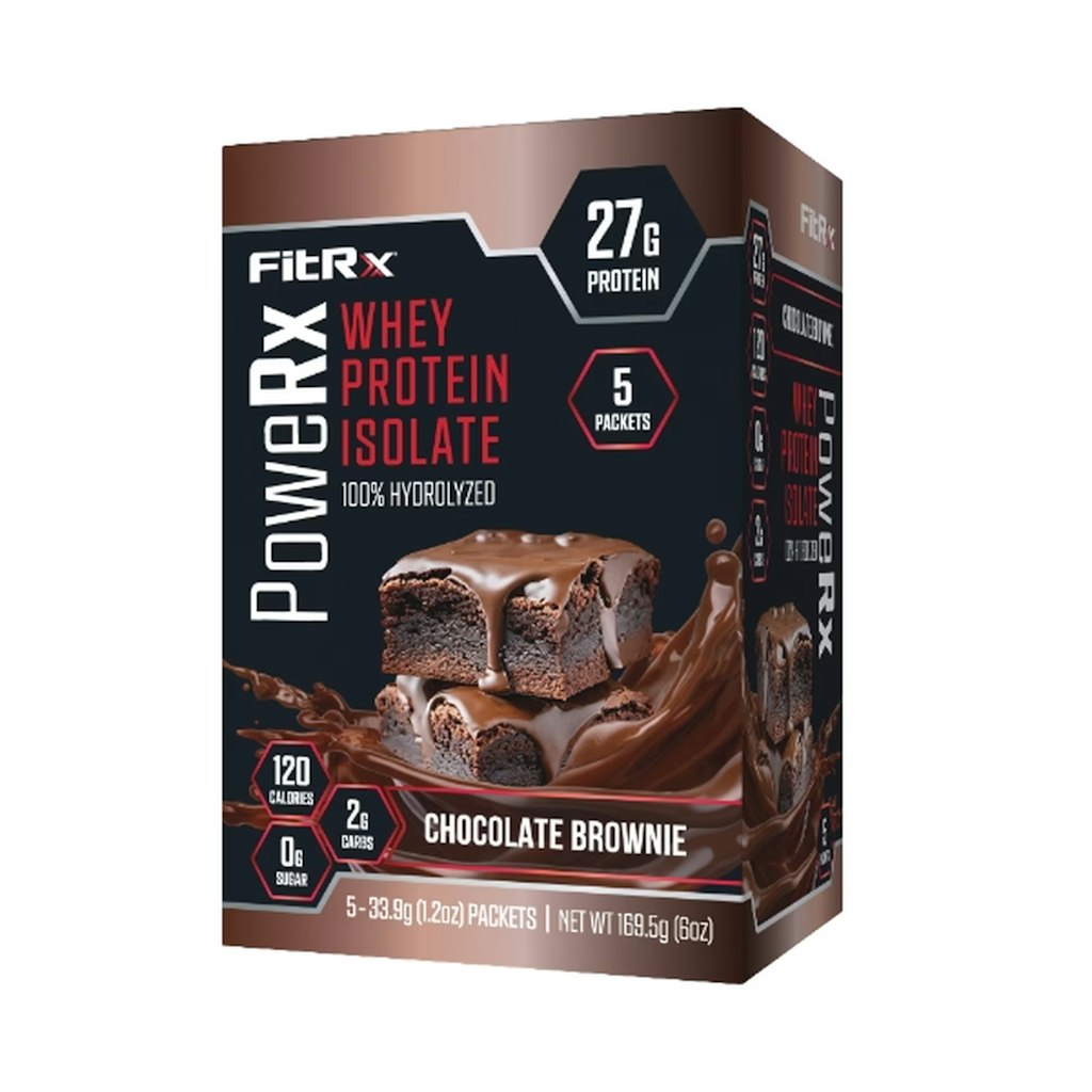 FitRx PoweRx 27g Whey Protein Isolate 5-Pack: $11