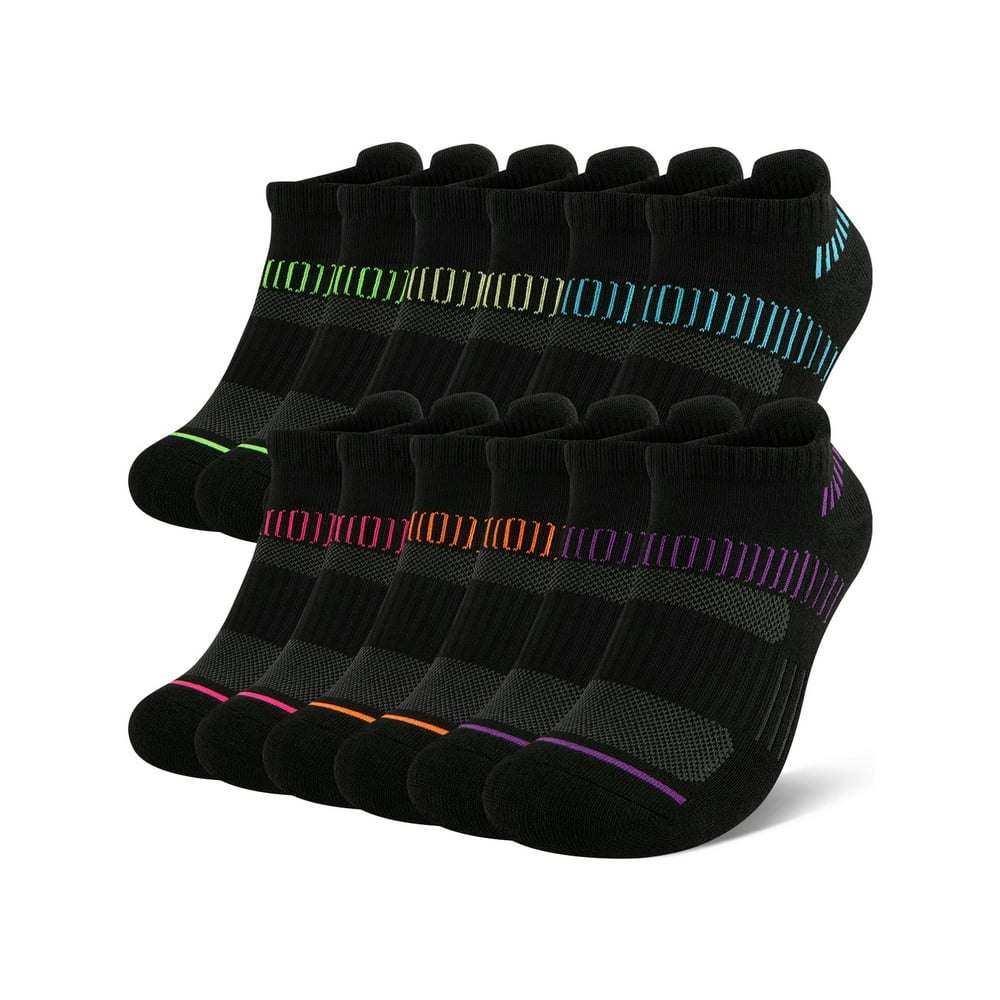 Cooplus Women's Cushioned Athletic Ankle Socks 6-Pair Pack: $10.99 Cooplus Women's Cushioned Athletic Ankle Socks 6-Pair Pack: $10.99