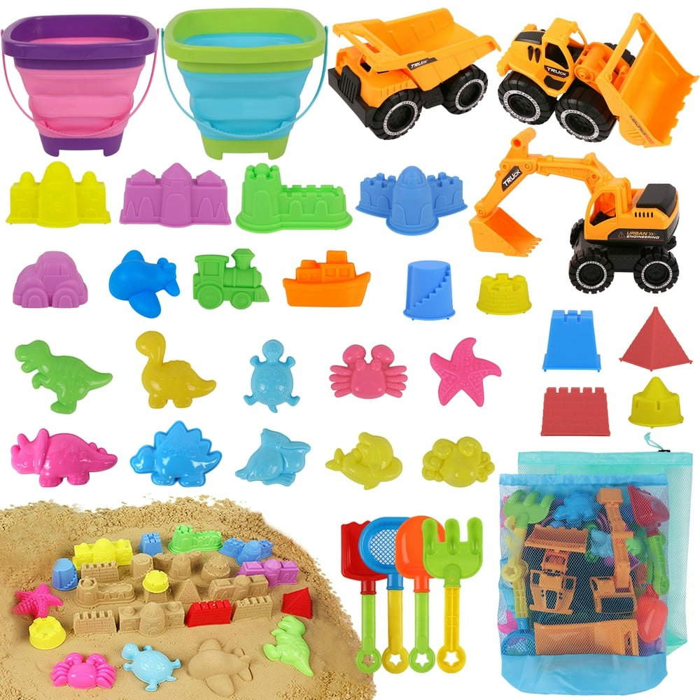 KiddiTouch Sand Toys 35-Piece Beach Toy Set: $26.99 KiddiTouch Sand Toys 35-Piece Beach Toy Set: $26.99