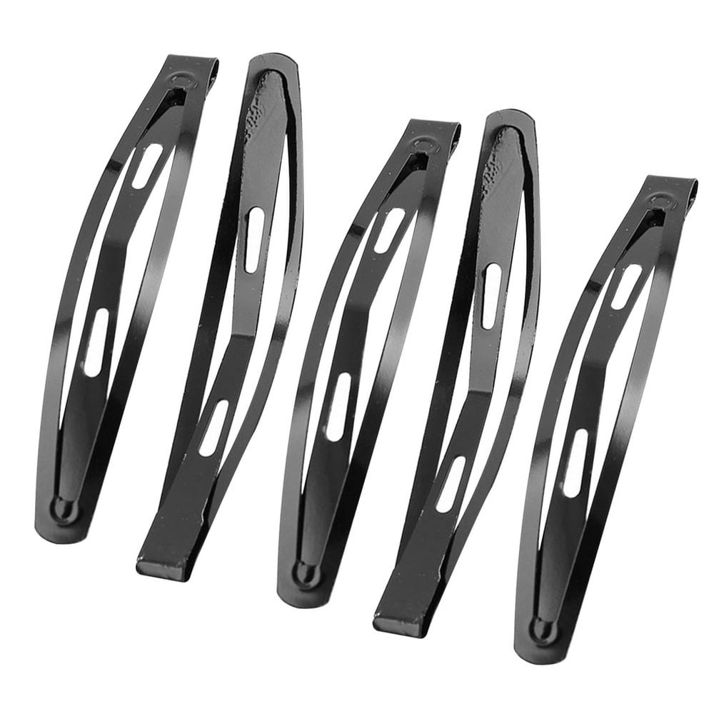 5pc Metal Snap Hair Barrettes 2.8" Black: $9.44 5pc Metal Snap Hair Barrettes 2.8" Black: $9.44
