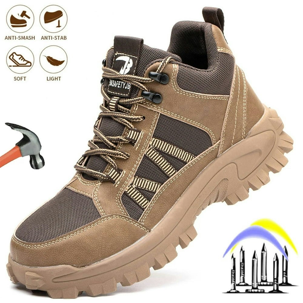 Ecetana Men's Steel Toe Work Safety Boots: $29.99 Ecetana Men's Steel Toe Work Safety Boots: $29.99