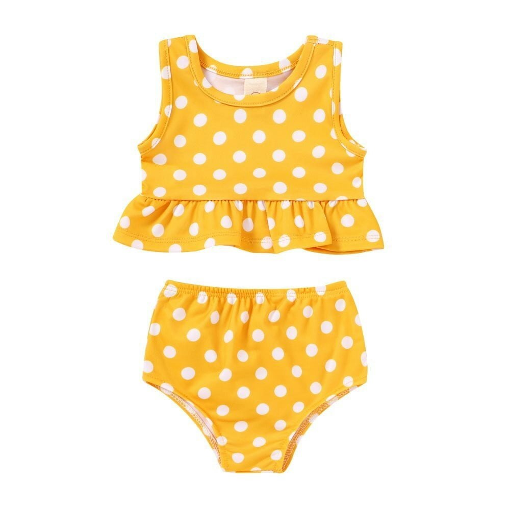 Younger Tree Toddler Girls Two-Piece Swimsuit 12-18 Months: $10 Younger Tree Toddler Girls Two-Piece Swimsuit 12-18 Months: $10