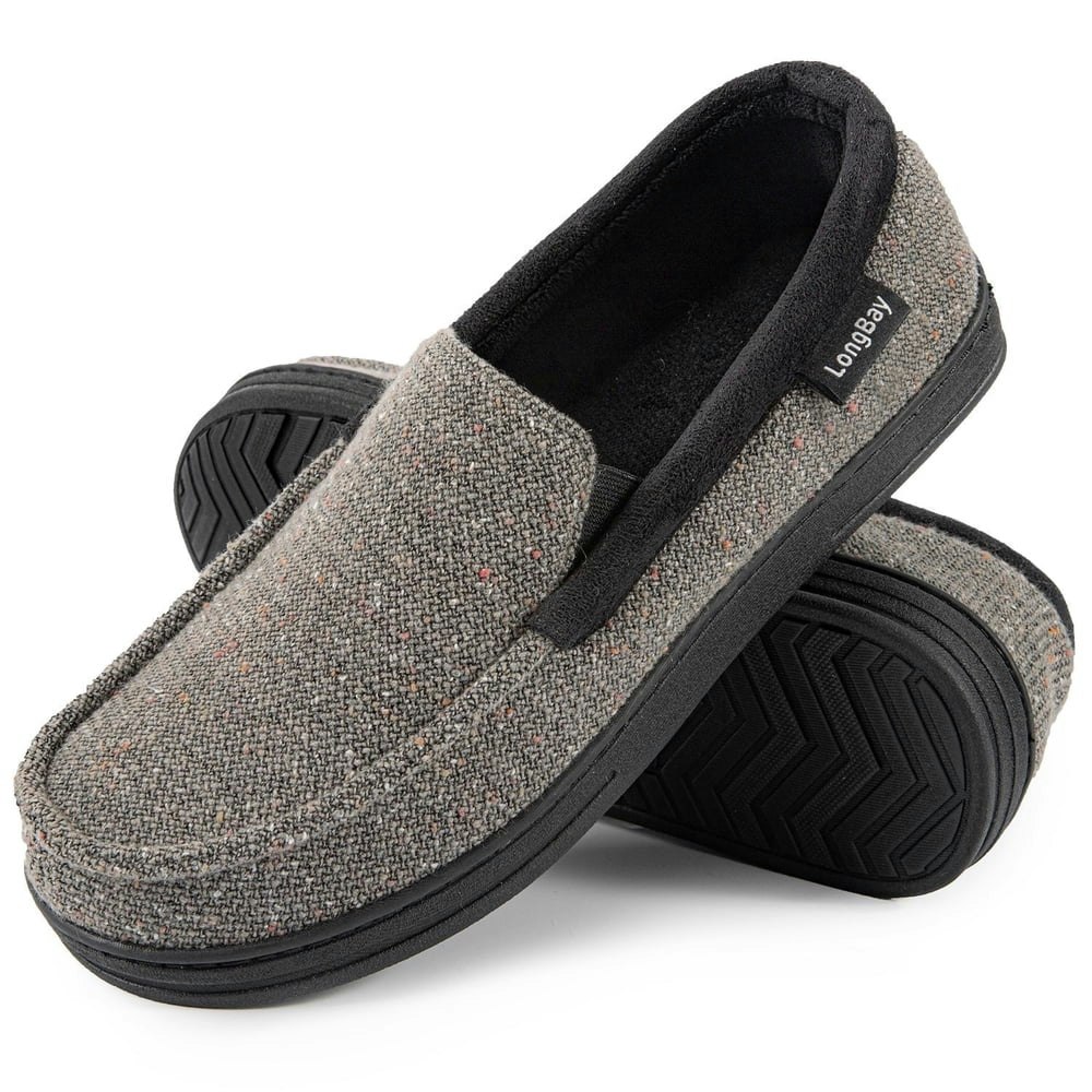 LongBay Men's Moccasin Slippers: $18.95 LongBay Men's Moccasin Slippers: $18.95