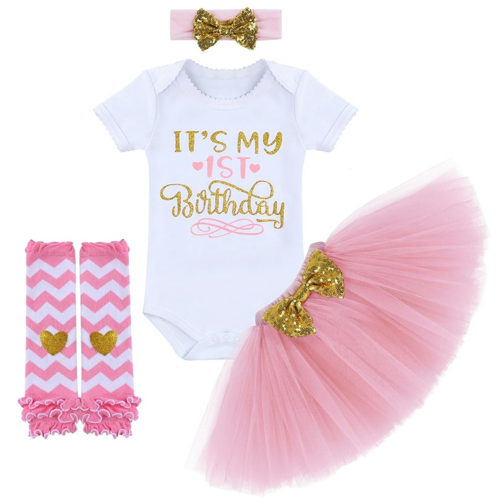 Fymnsi Baby Girl 1st Birthday Cake Smash Outfit 4-Piece Set: $13.69 Fymnsi Baby Girl 1st Birthday Cake Smash Outfit 4-Piece Set: $13.69