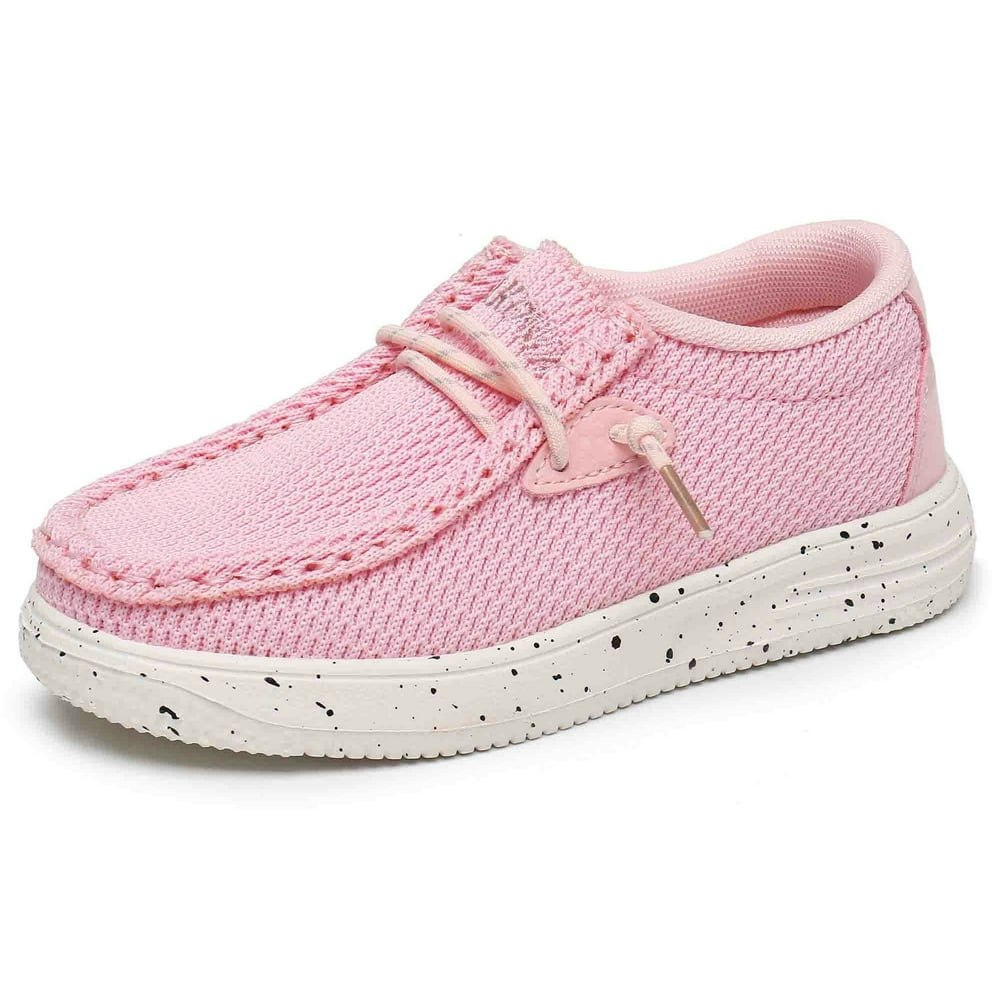 Apakowa Kids Slip-On Loafers Pink Size 9 Toddler: $22.38