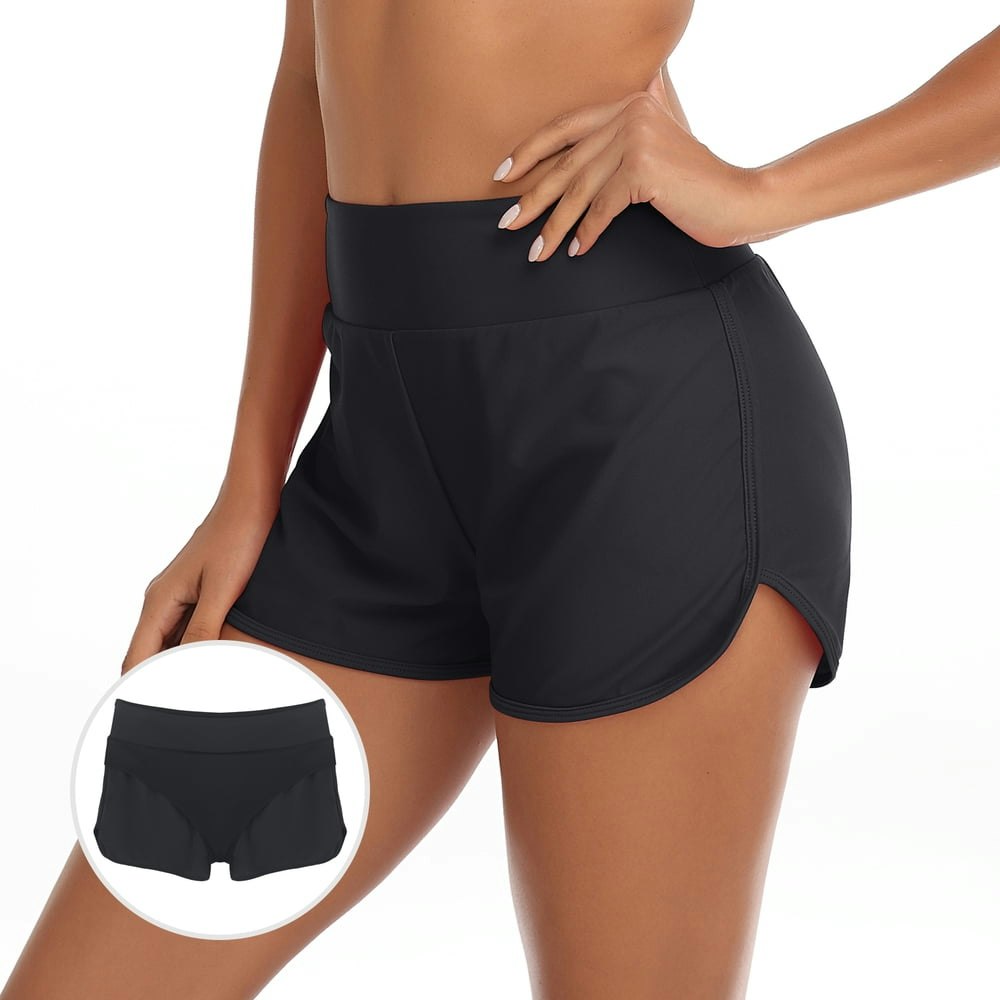Relleciga Women's High Waisted Swim Board Shorts Size Small: $11.69