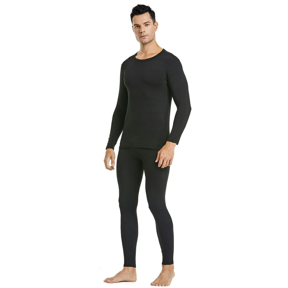 Herobiker Men's Fleece Lined Thermal Top and Bottom Set: $15.59 Herobiker Men's Fleece Lined Thermal Top and Bottom Set: $15.59