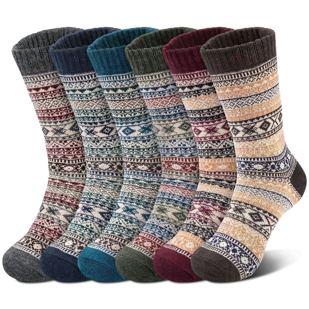 Loritta Wool Thermal Socks 6-Pair Pack Size 6-12: $12.34 Loritta Wool Thermal Socks 6-Pair Pack Size 6-12: $12.34
