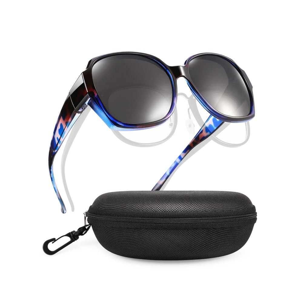 Tinhao Oversized Square Fit Over Glasses Polarized UV400 Sunglasses for Women: $14.99 Tinhao Oversized Square Fit Over Glasses Polarized UV400 Sunglasses for Women: $14.99