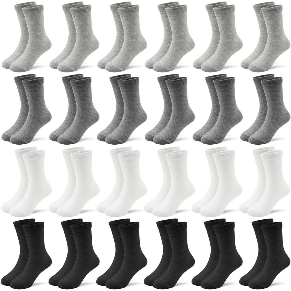 Kids' Crew Socks 24-Pair Pack: $13.99 Kids' Crew Socks 24-Pair Pack: $13.99