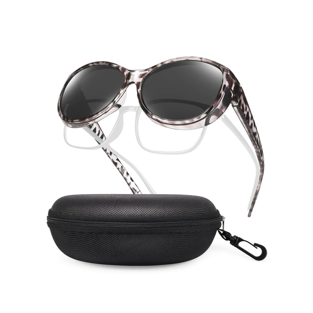 Tinhao Polarized Fit Over Glasses Sunglasses with Hard Case: $13.28 Tinhao Polarized Fit Over Glasses Sunglasses with Hard Case: $13.28