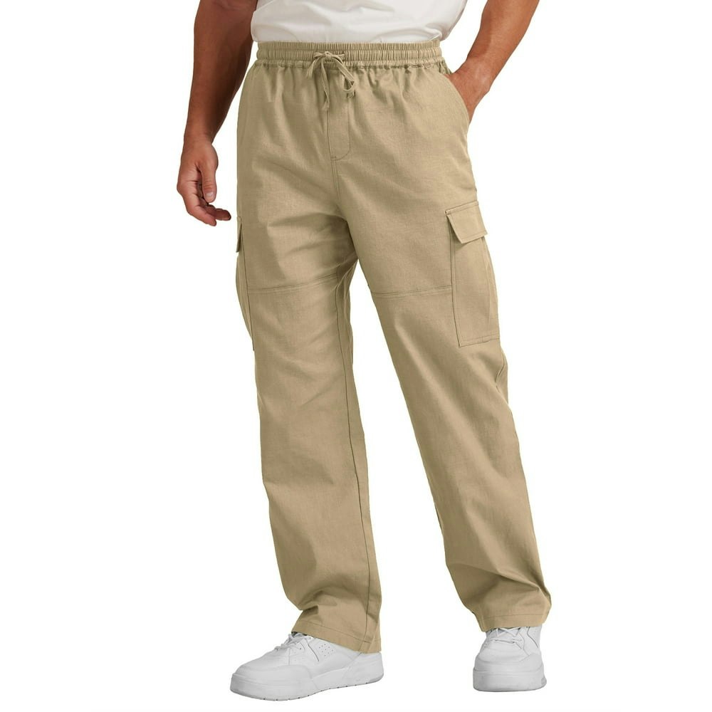 Giruns Men's Cargo Jogger Pants with Pockets: $18.99 Giruns Men's Cargo Jogger Pants with Pockets: $18.99