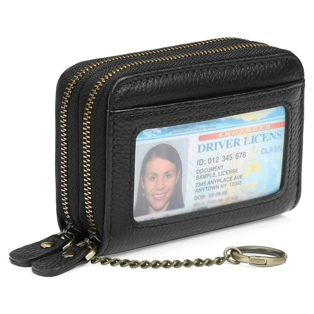 Gaekeao RFID Blocking Leather Credit Card Wallet with Keychain: $20.57 Gaekeao RFID Blocking Leather Credit Card Wallet with Keychain: $20.57