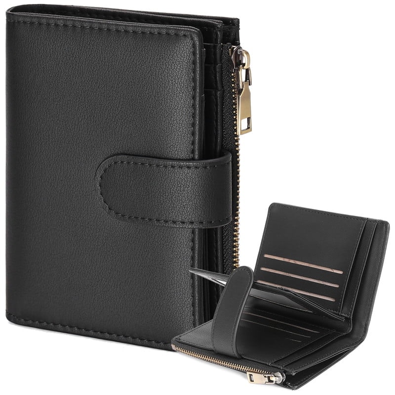 GAEKEAO Small RFID Blocking Bifold Zipper Wallet for Women: $17.63 GAEKEAO Small RFID Blocking Bifold Zipper Wallet for Women: $17.63