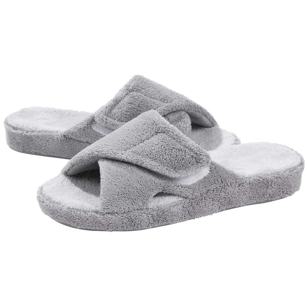 Litfun Women's Fuzzy Open-Toe Slippers with Arch Support: $15.31 Litfun Women's Fuzzy Open-Toe Slippers with Arch Support: $15.31