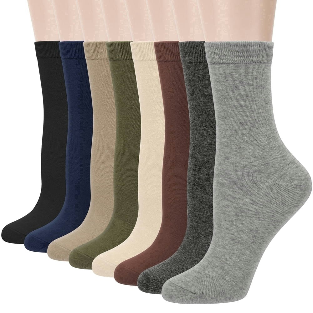 Loritta Women's Crew Socks 8-Pair Pack: $12.79 Loritta Women's Crew Socks 8-Pair Pack: $12.79