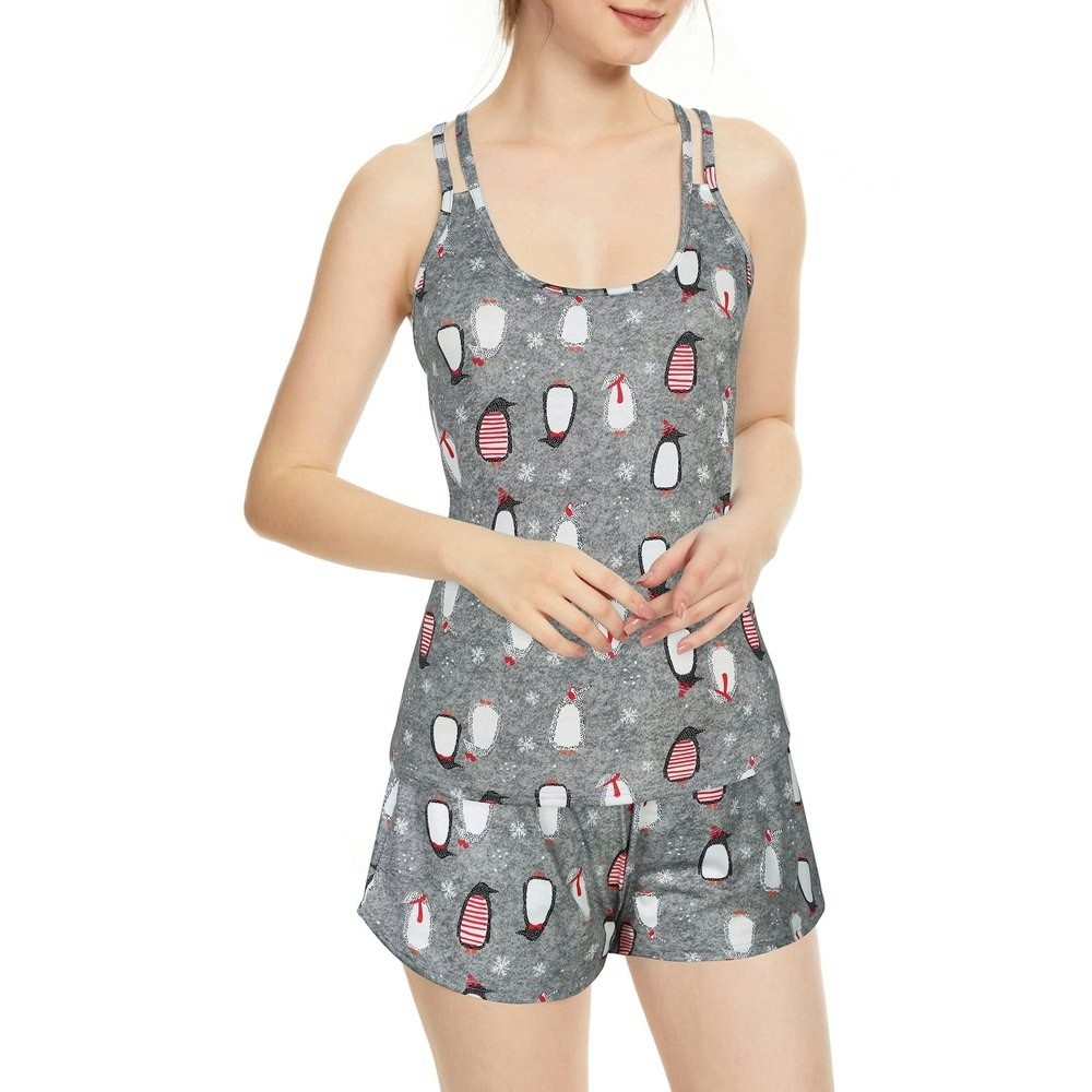 Zando Women's Sleeveless Loungewear Pajama Set Medium: $13.45