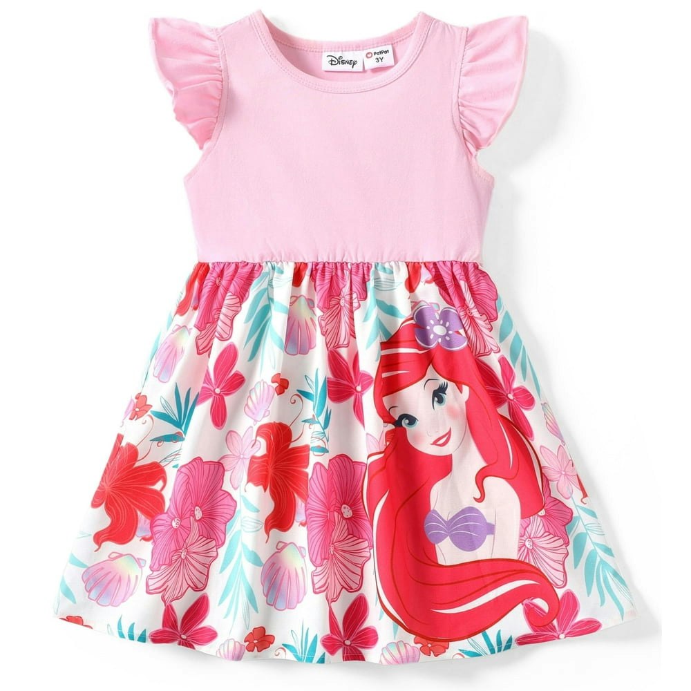 Disney Princess Ariel Sleeveless Ruffled Dress: $14.94