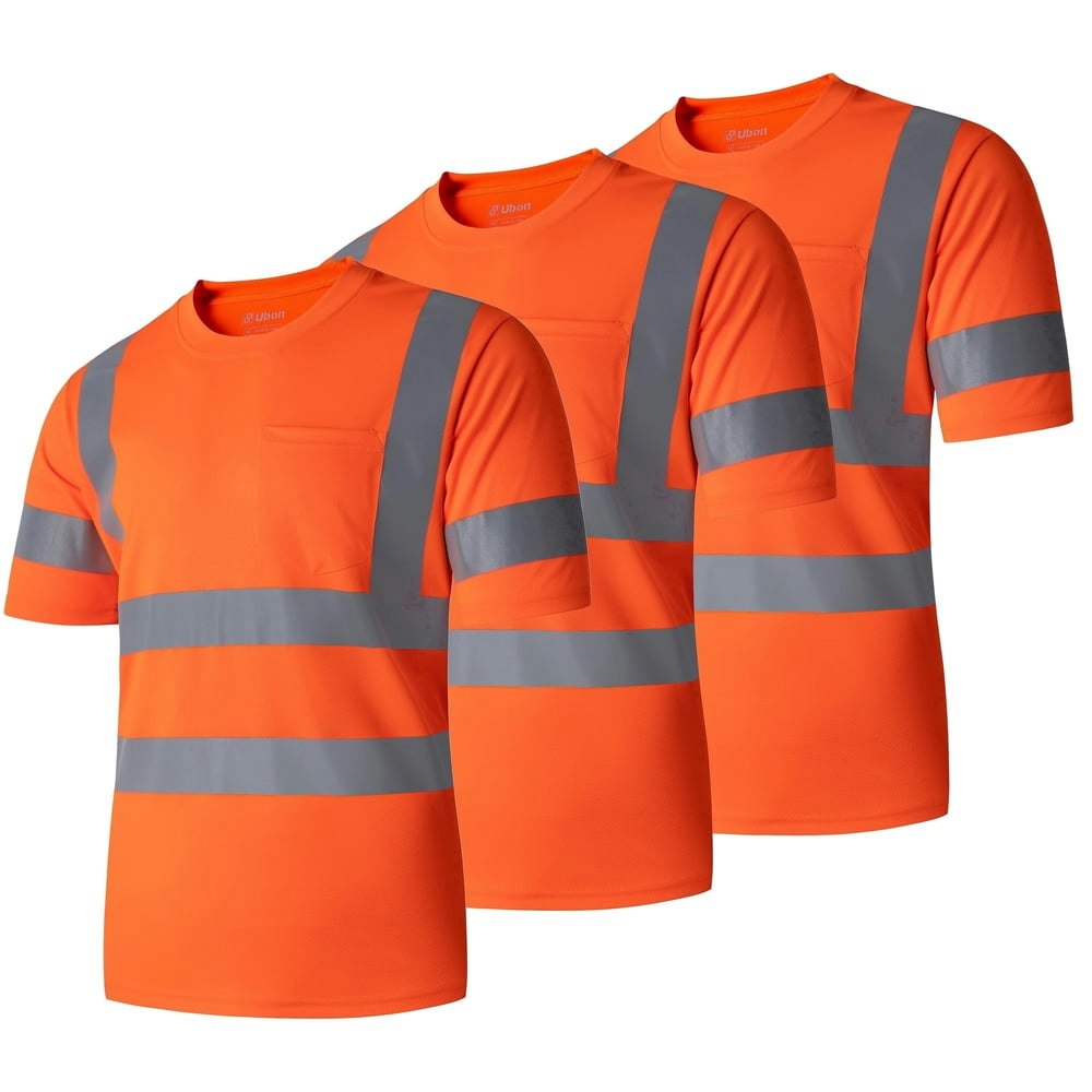 Ubon Men's Hi-Vis Reflective Work Shirts 3-Pack: $29.47 Ubon Men's Hi-Vis Reflective Work Shirts 3-Pack: $29.47