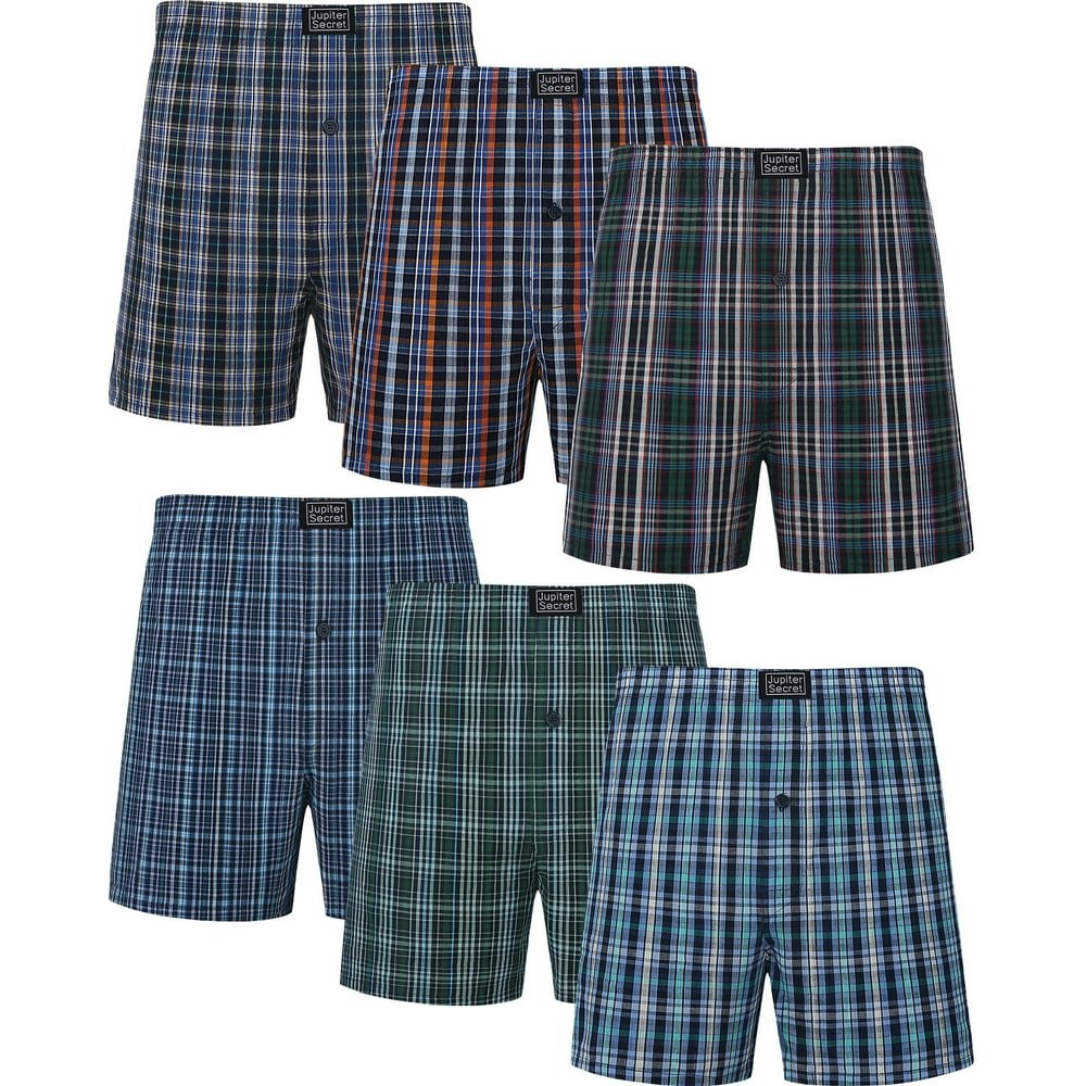 Onimisc Men's Cotton Woven Boxers 6-Pack: $18.99 Onimisc Men's Cotton Woven Boxers 6-Pack: $18.99