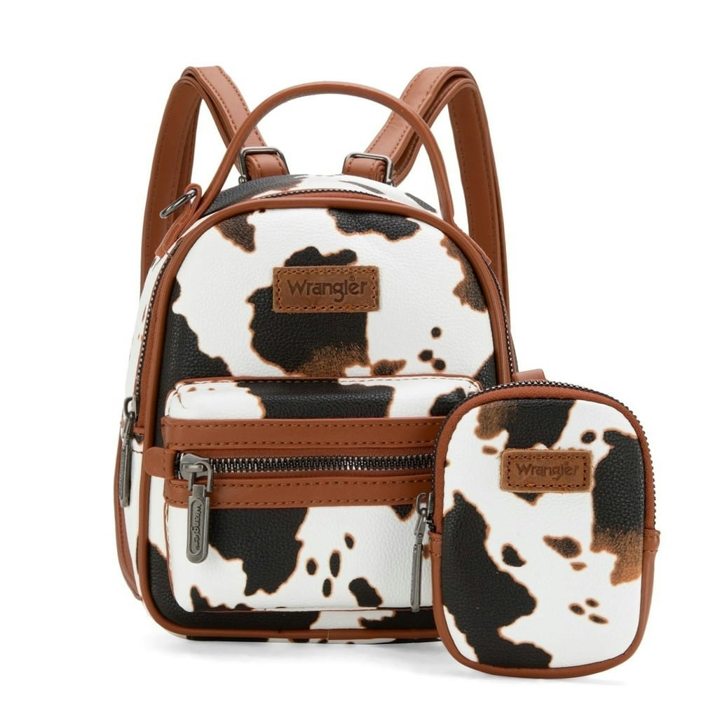 Wrangler Mini Cow Print Backpack Purse for Women: $25.14 Wrangler Mini Cow Print Backpack Purse for Women: $25.14