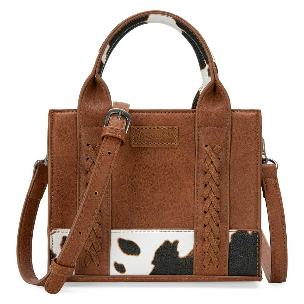 Wrangler Cow Print Mini Tote Crossbody Bag: $35.99 Wrangler Cow Print Mini Tote Crossbody Bag: $35.99