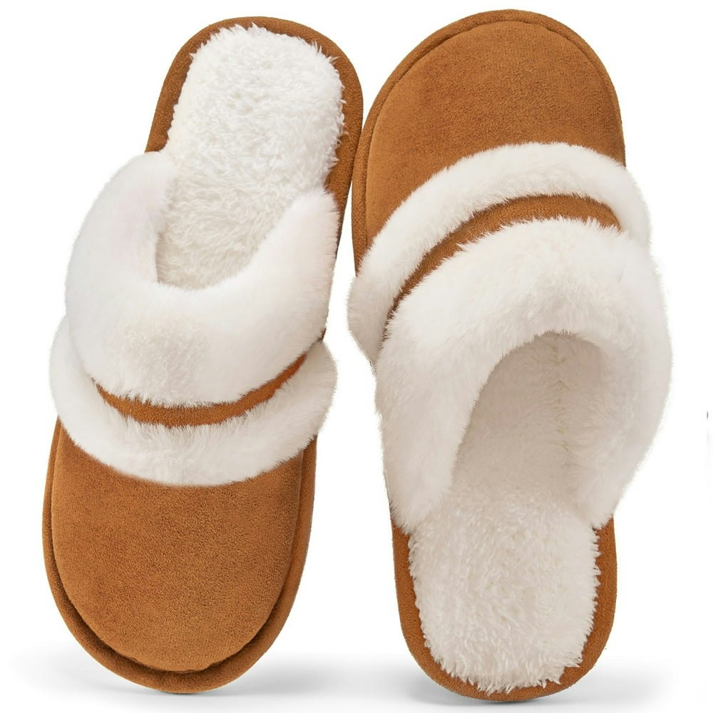 Ecetana Women's Fuzzy Memory Foam Slippers: $9.82 Ecetana Women's Fuzzy Memory Foam Slippers: $9.82