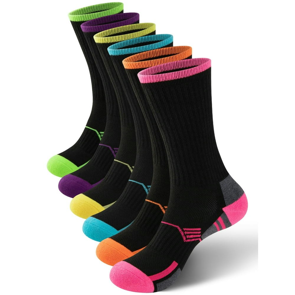 Cooplus Women's Cushioned Athletic Crew Socks 6-Pack: $12.99 Cooplus Women's Cushioned Athletic Crew Socks 6-Pack: $12.99