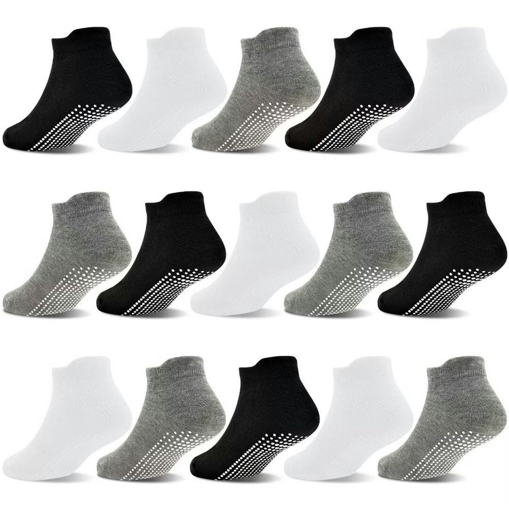 Non-Slip Toddler Ankle Socks 15-Pair Pack: $9.95