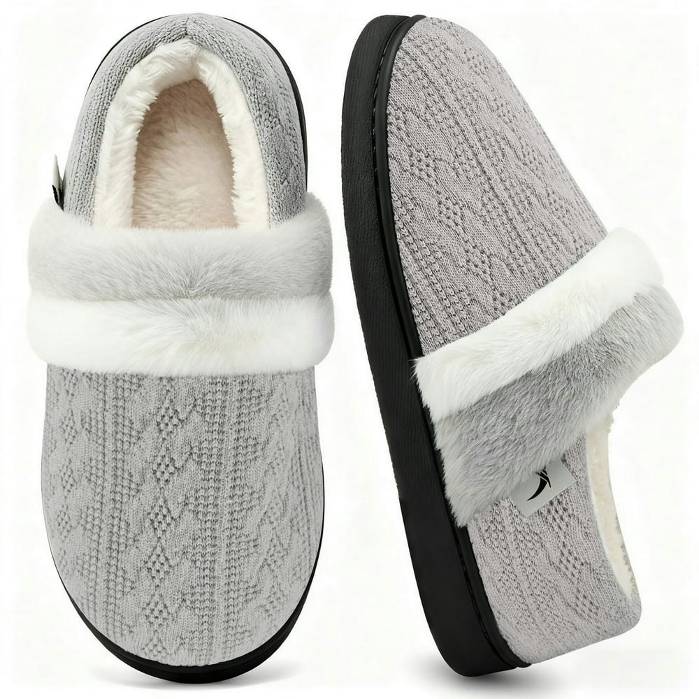 Ecetana Women's Fuzzy Memory Foam Closed Back Slippers: $12.82 Ecetana Women's Fuzzy Memory Foam Closed Back Slippers: $12.82