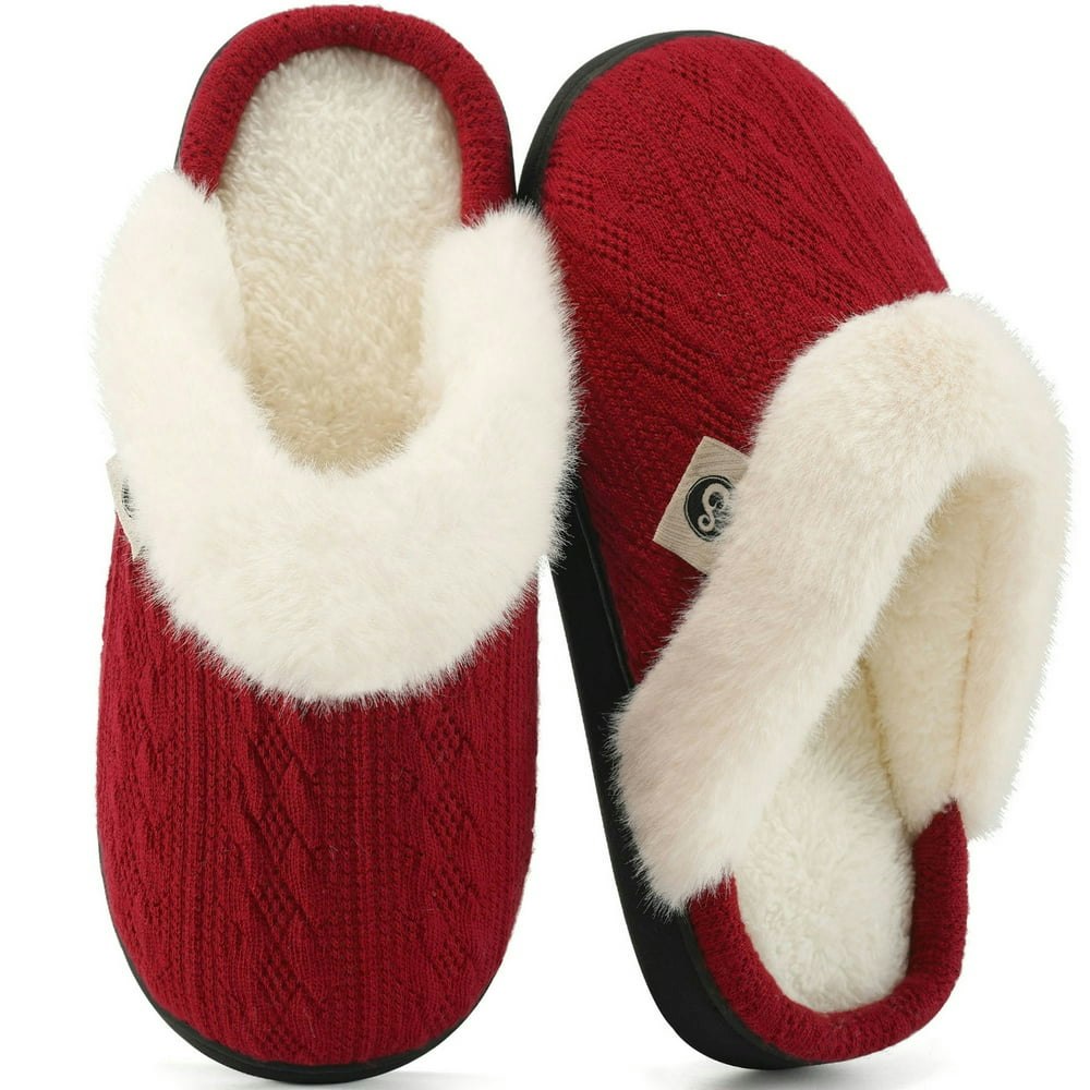 Ecetana Women's Warm Knit House Slippers: $12.82 Ecetana Women's Warm Knit House Slippers: $12.82