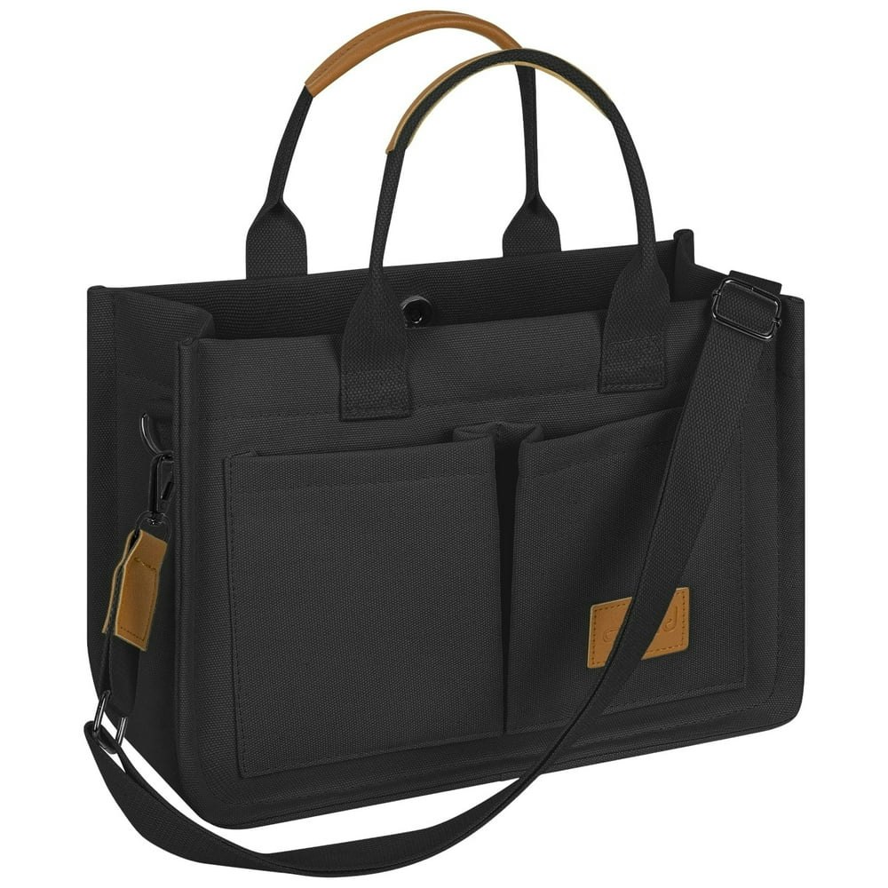 Cshidworld Large Canvas Tote Bag with Multi-Pockets: $14.99 Cshidworld Large Canvas Tote Bag with Multi-Pockets: $14.99
